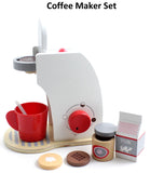 pretend toy toys wood wooden kitchen mixer coffee maker toaster appliances 2