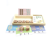 wooden, games, toys, wood, learning, match, numbers, mathematical, educational, children, kids 2
