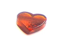 heart hearts amber baltic for jewelry making necklace drilled top 3