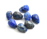 pendant lapis lazuli jewelry drop faceted top drilled supplies for necklace making blue 2