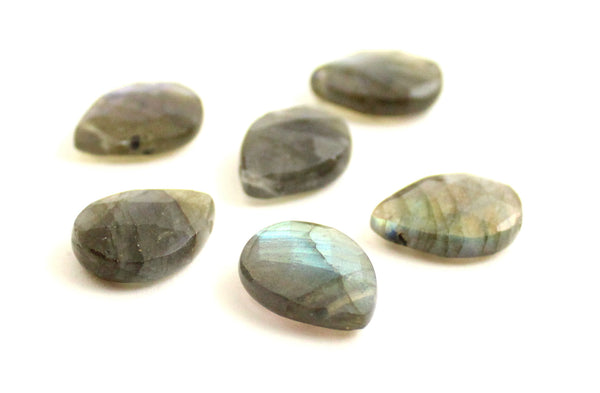 labradorite drop top drilled supplies for jewelry making necklace faceted drop gemstone