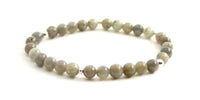 gemstone gray labradorite 6mm 8mm 4mm 6 4 8 mm jewelry bracelet gray stretch elastic band for men woman 4