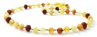 Bead, Beaded, Necklace, Stone, Amber, Baltic, Teething, Raw, Mix 7