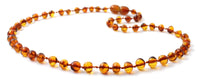 Necklace, Amber, Kids, Cognac, Polished, Real, Teething, Children 5