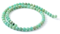 green, amazonite, round, beads, gemstones, bead, gemstone, 6 mm, 6mm, drilled, natural