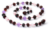 Cherry, Amethyst, Necklace, Rose Quartz, Teething, Amber, Jewelry 2