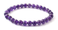 amethyst bracelet jewelry for women woman men with sterling silver 925 6mm 6 mm 4mm 4 mm violet purple 6
