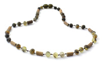 Hazelwood, Necklace, Green, Amber, Raw, Baltic, Natural, Unpolished 3