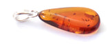 Pendant, Amber, Baltic, Cognac, Drop, Small, Tiny, Jewelry, Polished 3