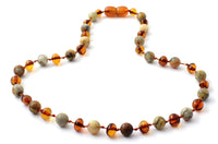 necklace, amber, polished, cognac, baltic, gemstone, crazy agate, jewelry 3