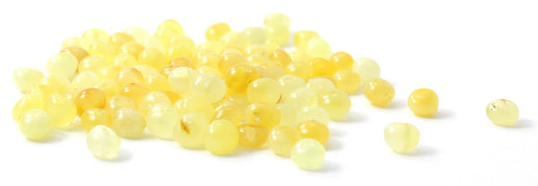 milky, natural, beads, amber, baltic, supplies, for jewelry making, butter