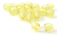 lemon yellow plastic screw clasps for baltic amber jewelry