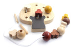 Lacing, Threading, Stringing, Wooden, Toy, Toys, Montessori, Learning, for Children, Kids