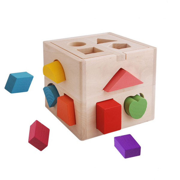 Montessori toy toys wooden wood color shape learning for toddler toddlers educational