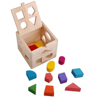 Montessori toy toys wooden wood color shape learning for toddler toddlers educational 2