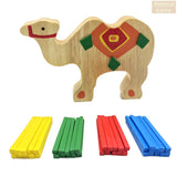 wooden, toy, game, balance, animal, camel, building, block, children, game, kids 2