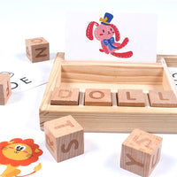 learn, English, words, wooden, cardboard, game, educational 5