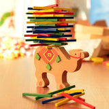 wooden, toy, game, balance, animal, camel, building, block, children, game, kids 5