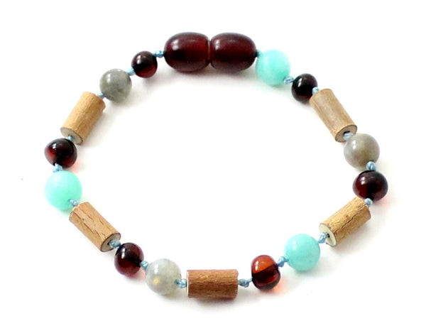 bracelet, amazonite, green, amber, baltic, jewelry, labradorite, gray, gemstone, hazelwood, wood, wooden