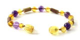 anklet, amethyst, amber, violet, hazelwood, wood, with wood, bracelet, teething, adult, men, women, jewelry 4