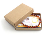 Womens, Jewelry, Amber, Cognac, Anklet, Silver, Sterling 925, Adjustable 3