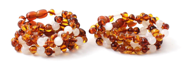 moonstone, wholesale, anklets, bracelets, white, jewelry, in bulk, amber, baltic, cognac, polished, baroque, brown, teething