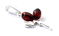 pendant, minimalist, fairy, baltic, jewelry, amber, sterling silver 925 4