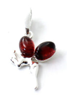 pendant, minimalist, fairy, baltic, jewelry, amber, sterling silver 925 3