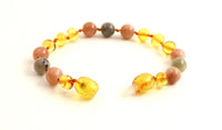 Bracelet, Honey, Teething, Anklet, Sunstone, Baltic, Labradorite, Amber 3