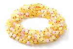necklaces, in bulk, wholesale, jewelry, for sale, amber, baltic, rose quartz, gemstone, milky, butter