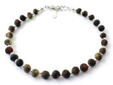 raw, amber, silver, bracelet, jewelry, green, unpolished, baltic, sterling 925