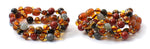 bracelets, anklets, amber, baltic, jewelry, wholesale, cognac, polished, teething, baby, red jasper, labradorite, gray, tiger eye, tifer's eye, brown