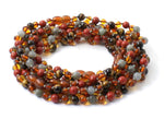 necklaces, wholesale, amber, baltic, red jasper, cognac, polished, teething, labradorite, gray, tiger eye, tiger's, tigers'