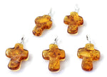 pendants, crosses, cross, amber, cognac, wholesale, jewelry, sterling silver 925, bulk