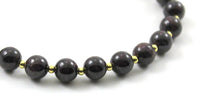 garnet, jewelry, bracelet, burgundy, jewellery, with sterling silver 925 golden beaded 6 mm 6mm for women adult 3