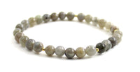 gemstone gemstone gemstone grey labradorite 6mm 8mm 4mm 6 4 8 mm jewelry bracelet grey stretch شريط مطاطي للرجال امرأة مع الفضة الإسترلينيّة 925 ذهبي