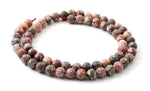 leopardskin jasper, gemstone, 6 mm, 6mm, gemstones, strand, strands, bead, beads, 6mm, 6 mm, round, natural