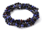 necklaces, amber, baltic, wholesale, jewelry, lapis lazuli, blue, gemstone, teething, boy, boys, in bulk