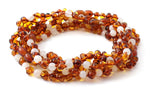 necklaces, moonstone, white, amber, baltic, teething, cognac, polished, jewelry, brown, gemstone