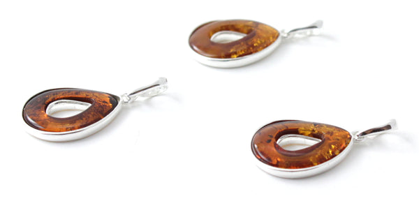 pendants, amber, cognac, green, baltic, jewelry, wholesale, in bulk, sterling silver 925