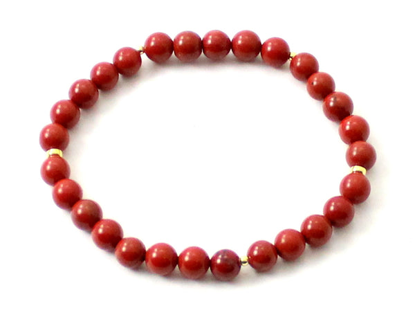 sterling silver 925 bracelet golden red jasper gemstone stretch jewelry for women men 6mm 8mm 4mm 4 6 8 mm