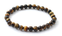 tiger eye tiger's tigers 'bracelet jewelry stretch brown 4mm 4mm 6 6mm gemstone for men women adult 6